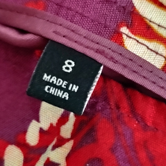 Talbots Silk Paisley True Wrap Skirt Size 8 - Picture 8 of 9